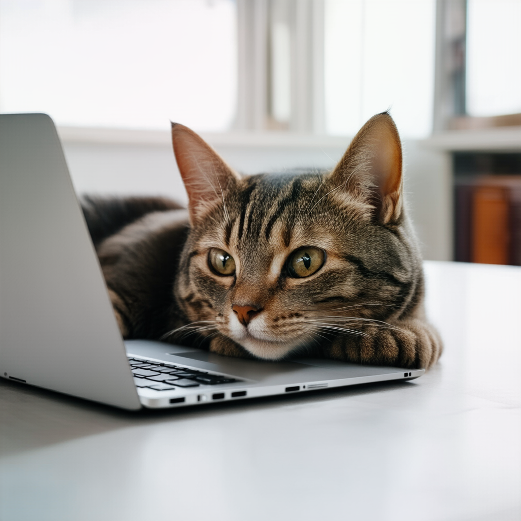 历史水印处理后的猫示例